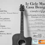 1r Cicle Musical Casa Benigalip. Miquel Pérez Perelló Música y poemas valencianos.