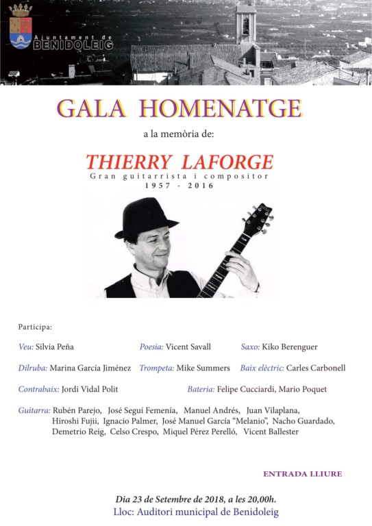 Gala Homenaje a "Thierry Laforge"