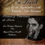"Homenaje a García Lorca" - Canto y poesía (CANCELADO)