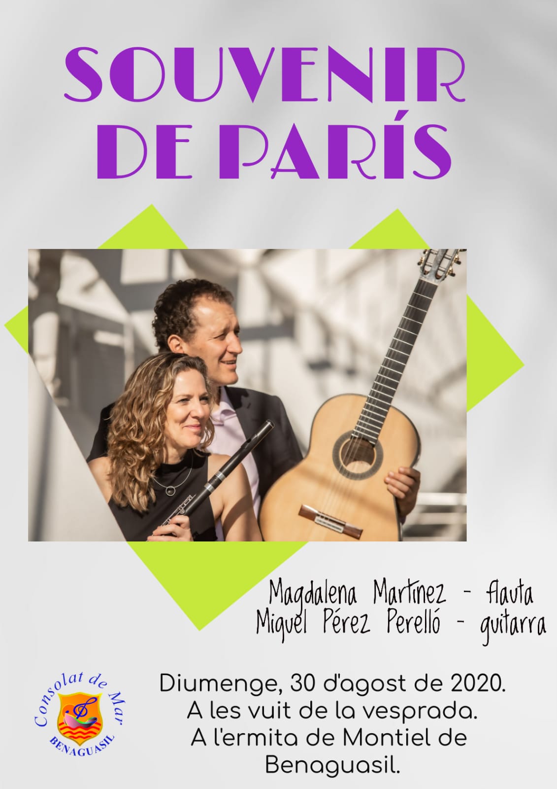"Souvenir de Paris" amb la flautista Magdalena Martínez