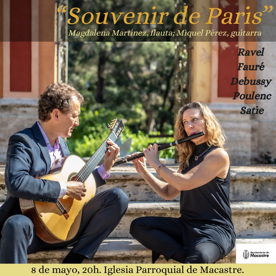 "Souvenir de París" con la flautista Magdalena Martínez