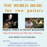 "Duo de guitarras" con Vicent Ballester